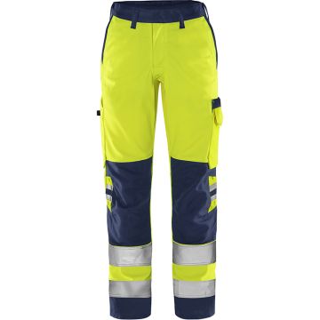 Fristads Hi-vis Green broek dames klasse 2 2642 GPLU