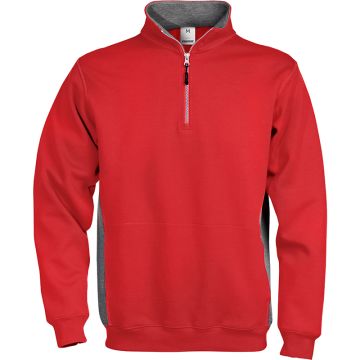 Fristads Sweatshirt met Korte ritssluiting 1705 DF
