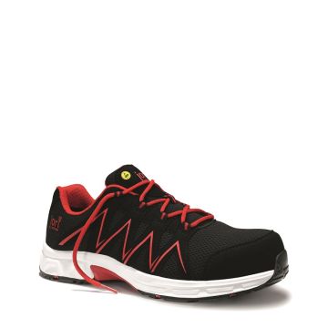 Jori Werkschoenen SPEEDY black-red Low ESD S1P 