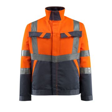 Mascot Jas 15909-948 Hi-Vis Oranje/Donkermarine - voorkant