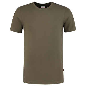 Tricorp T shirt Fitted 101004 Army voorkant - werkkleding.nl