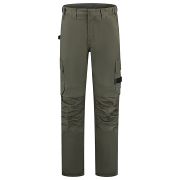 Tricorp Werkbroek Twill Cordura 502021 Army voorkant - werkkleding.nl